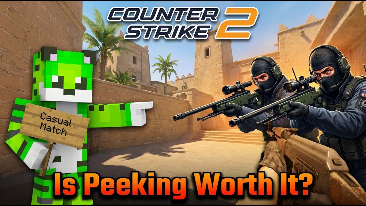 Exciting Moments in Casual – Is Peeking Worth It? | Counter-Strike 2