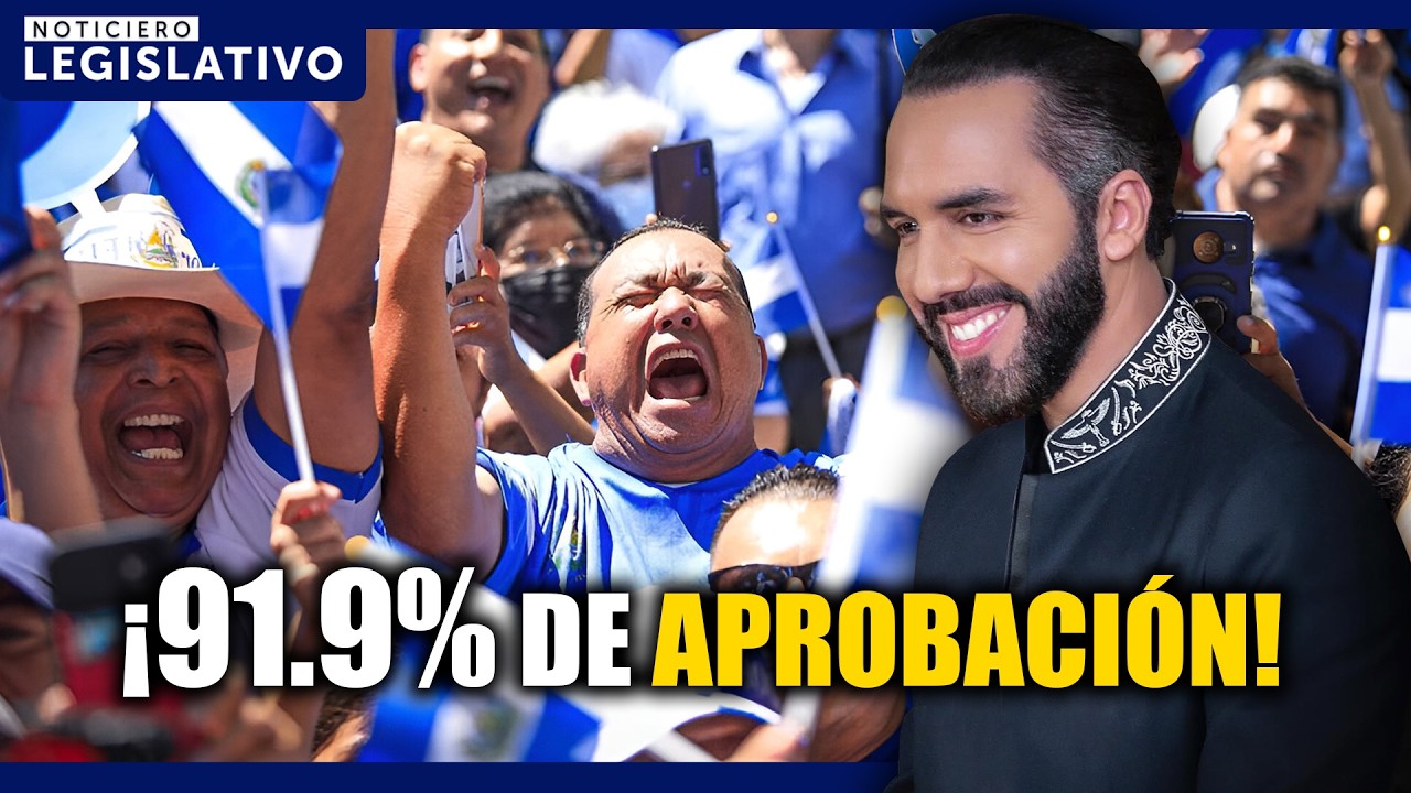 91.9% de la población aprueba a Bukele según medio opositor | Noticiero Legislativo - 5 febrero 2026