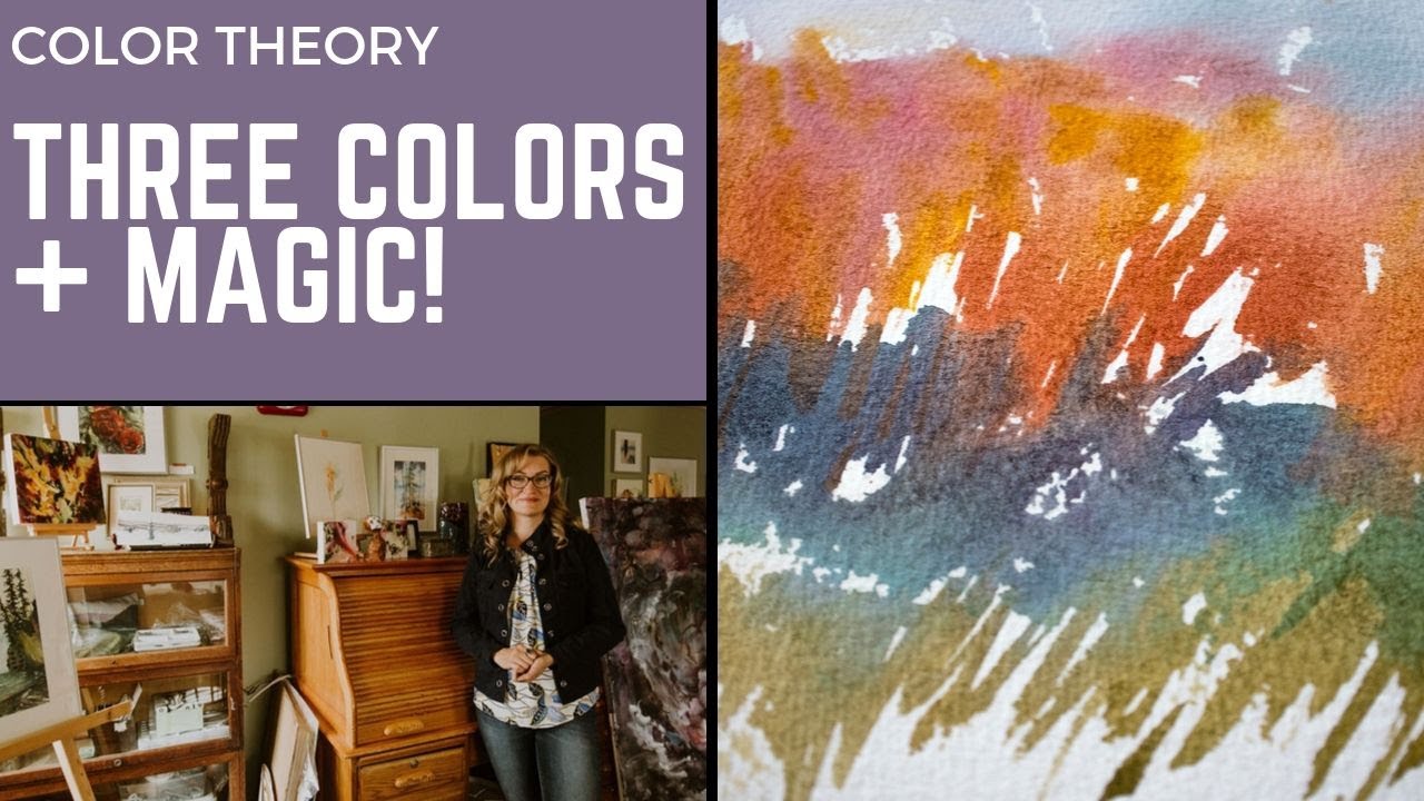Watercolor Mixing Workshop: Making Gorgeous Colors using 3 Primary Hues