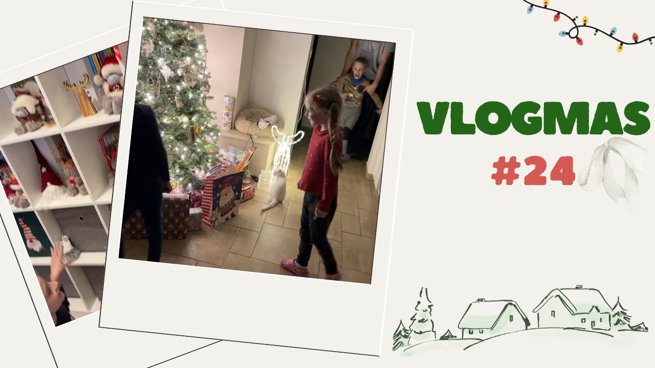 VLOGMAS 24 | 2024 | NOÉ SZOBÁJÁBAN RENDET RAKTUNK | NÁLUNK IS JÁRT A JÉZUSKA 🥰🎁🎄