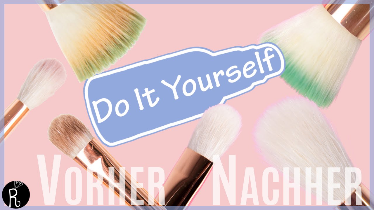Pinsel reinigen  DIY Pinselreiniger selber machen  f&uuml;r unter 1 &euro;  einfach g&uuml;nstig und schnell