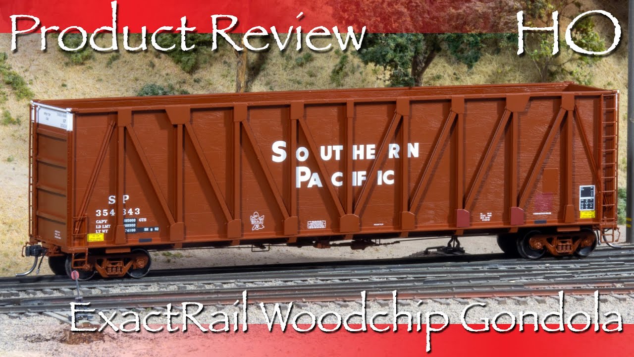 Product Review HO ExactRail Woodchip Gondola SP - How does this older model train hold up?