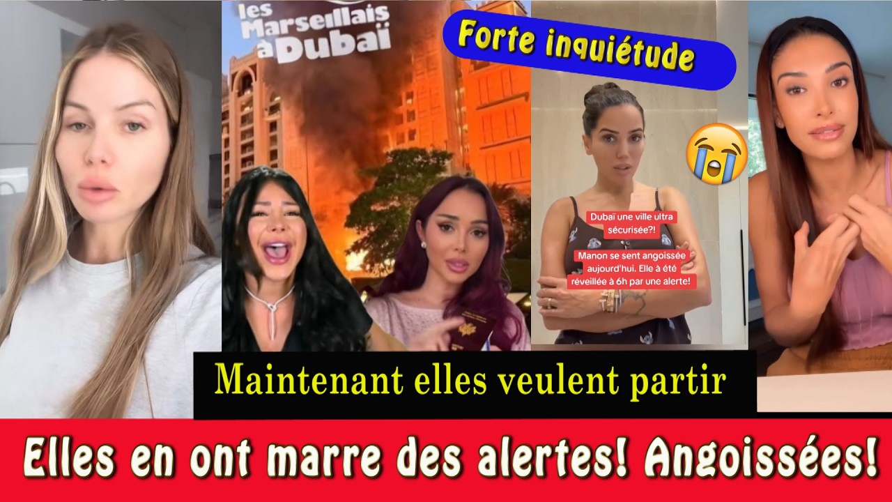 🚨 PANIQUE À DUBAÏ: ELLES EN ONT MARRE DES ALERTES, MANON / MÉLANIE & PLEINS D'AUTRES VEULENT PARTIR