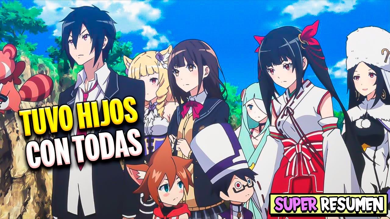 🍄LO OBLIGARON a tener un HAREM de 13 WAIFUS y TUVO HIJOS con TODAS🦝 CONCEPTION SUPER RESUMEN