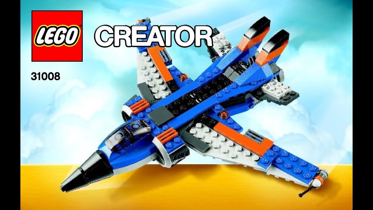 LEGO Creator Thunder Wings 31008 3 in 1 Instructions DIY Book 1