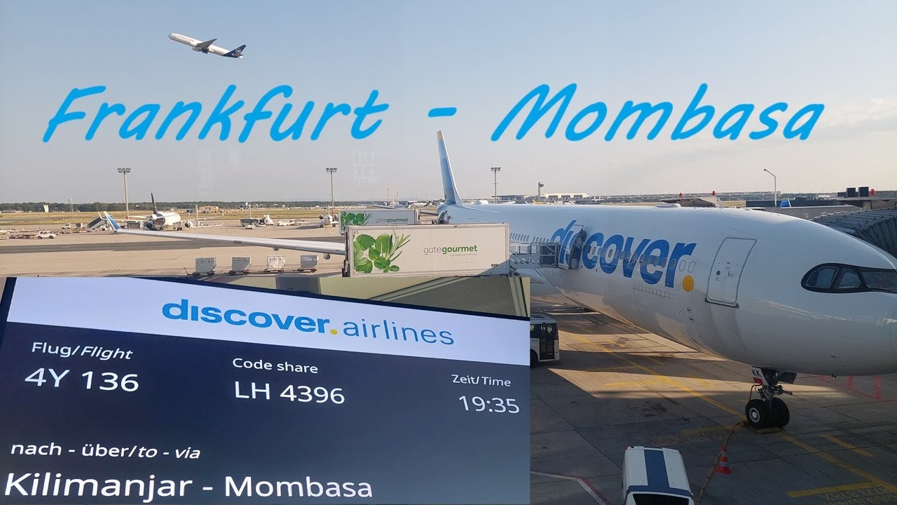 ✈️ Frankfurt to Mombasa (and Kilimanjaro) | Discover Airlines  Economy | Flight Report 2025 🌍VLOG