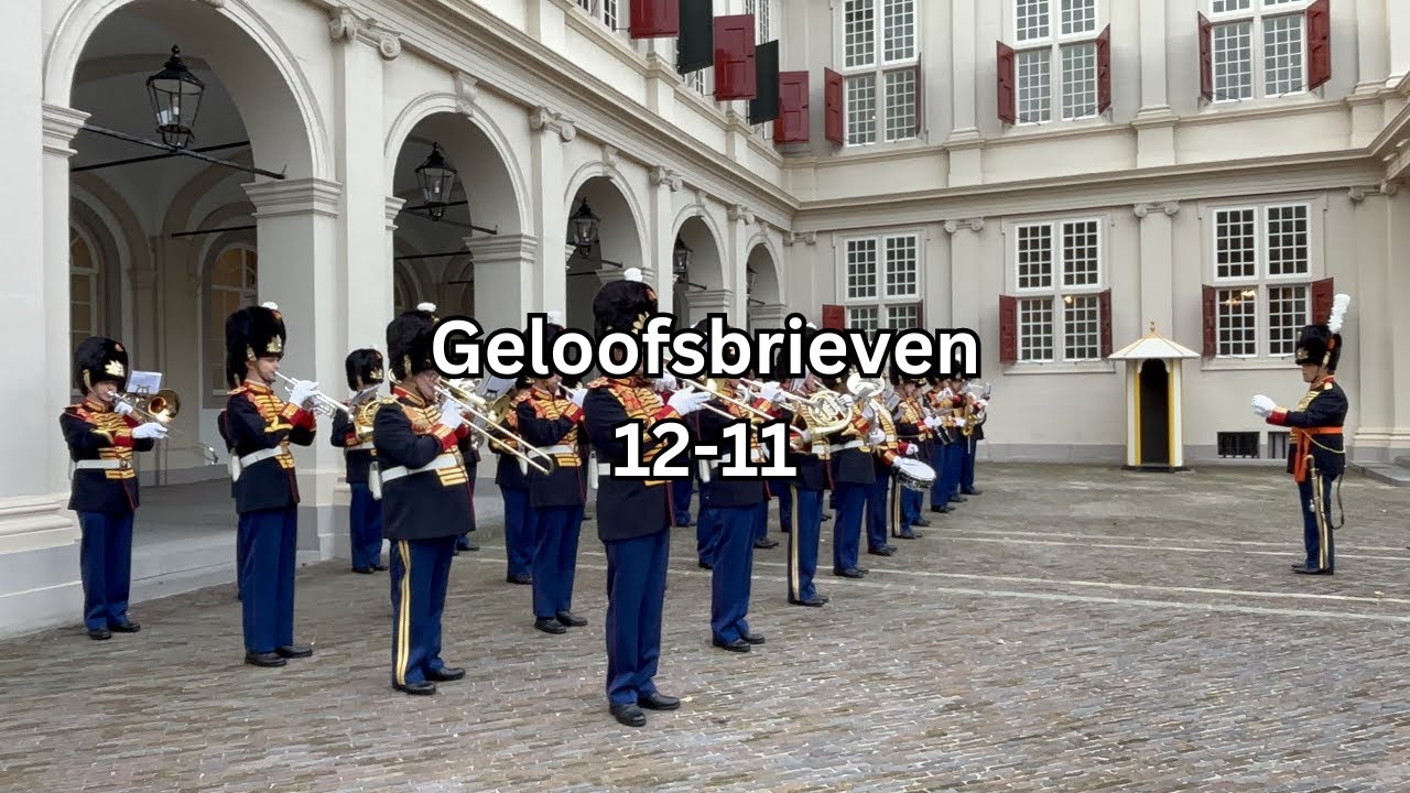 KMK 'Joh. W. Friso' - Geloofsbrieven Libanon en Gabon - 12 november 2025