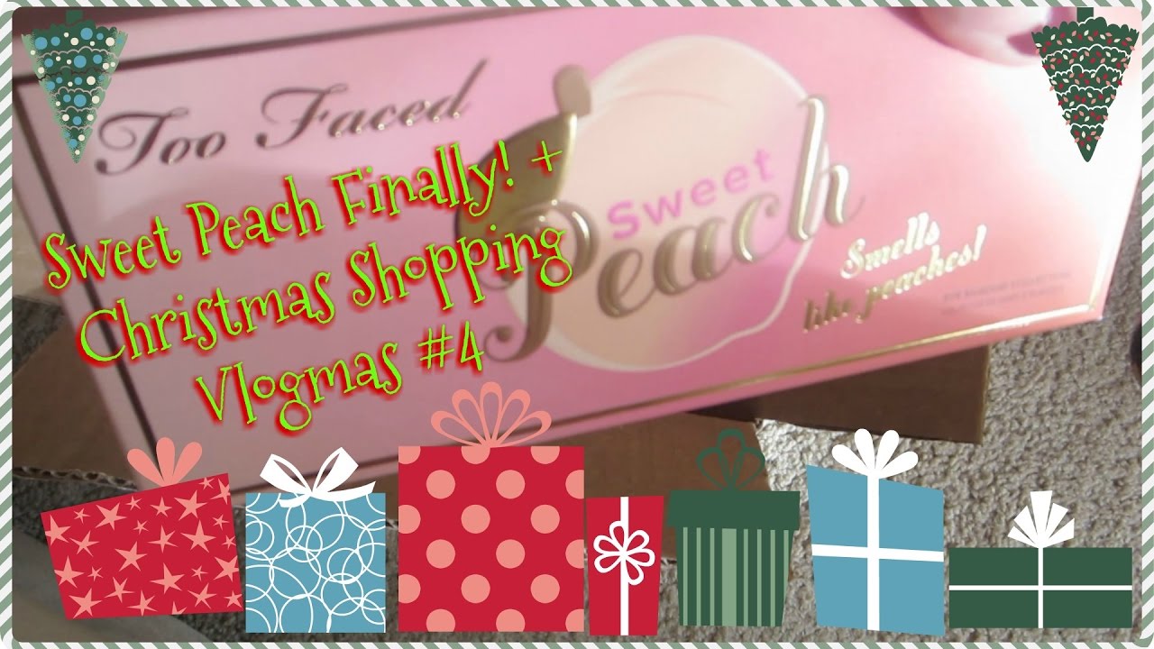 Sweet Peach Finally! + Christmas Shopping Stress | Vlogmas #4