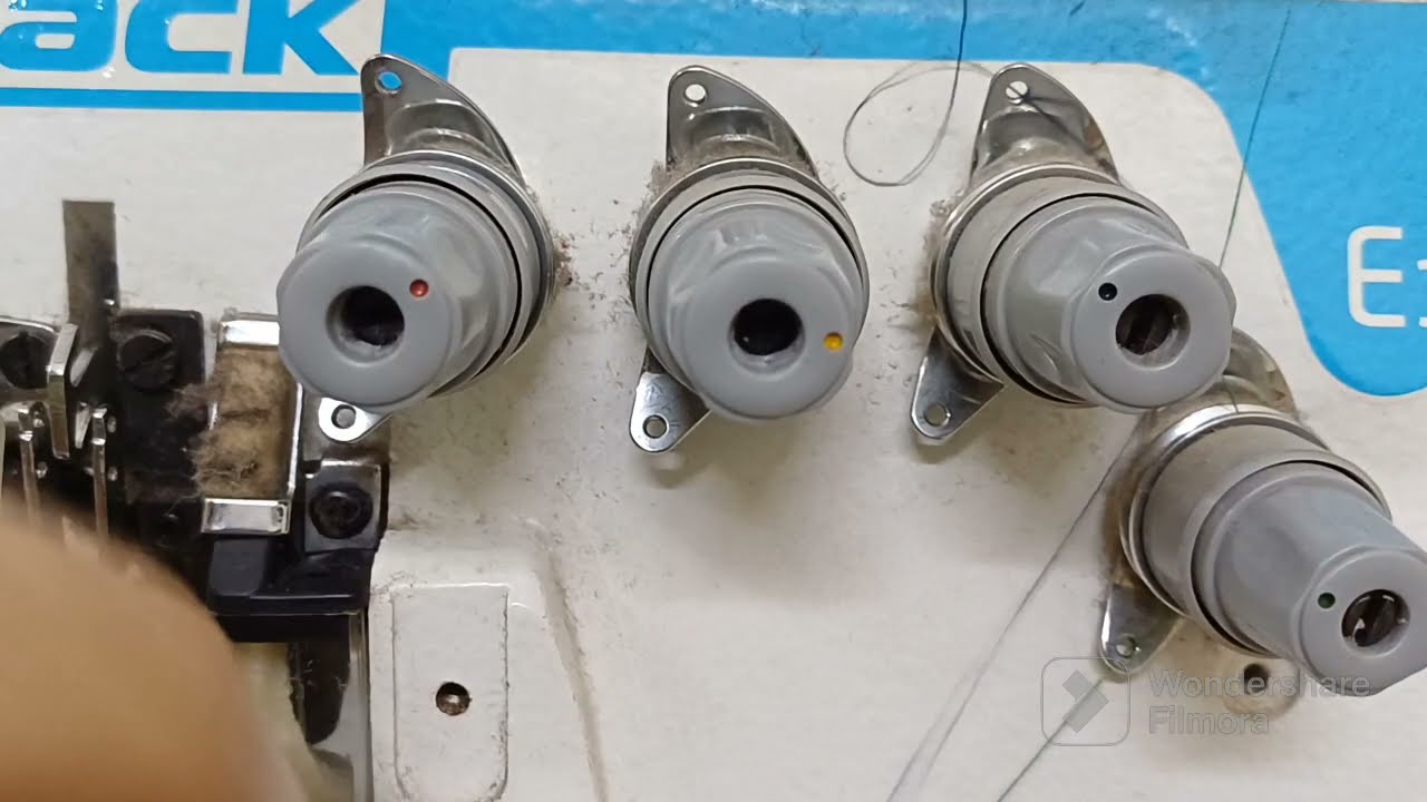 how to  thread  overlock machine /  overlock sewing machine mai dhaga dalne ka treaka