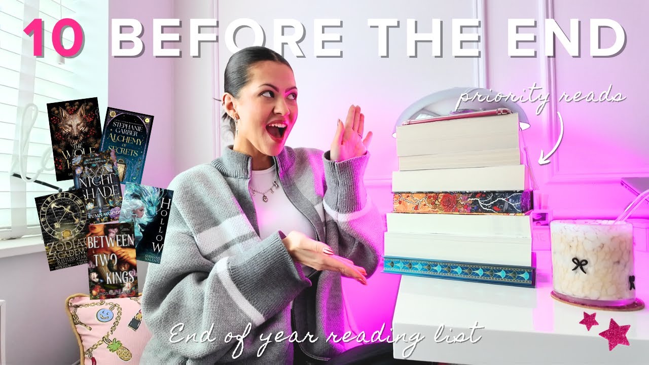 10 priority reads before the end of 2025 📚✨