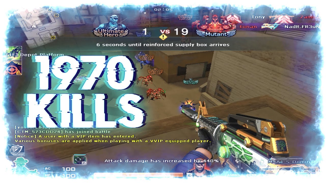 CrossFire West: M4A1-S-Dominator - Mass Mutation Gameplay
