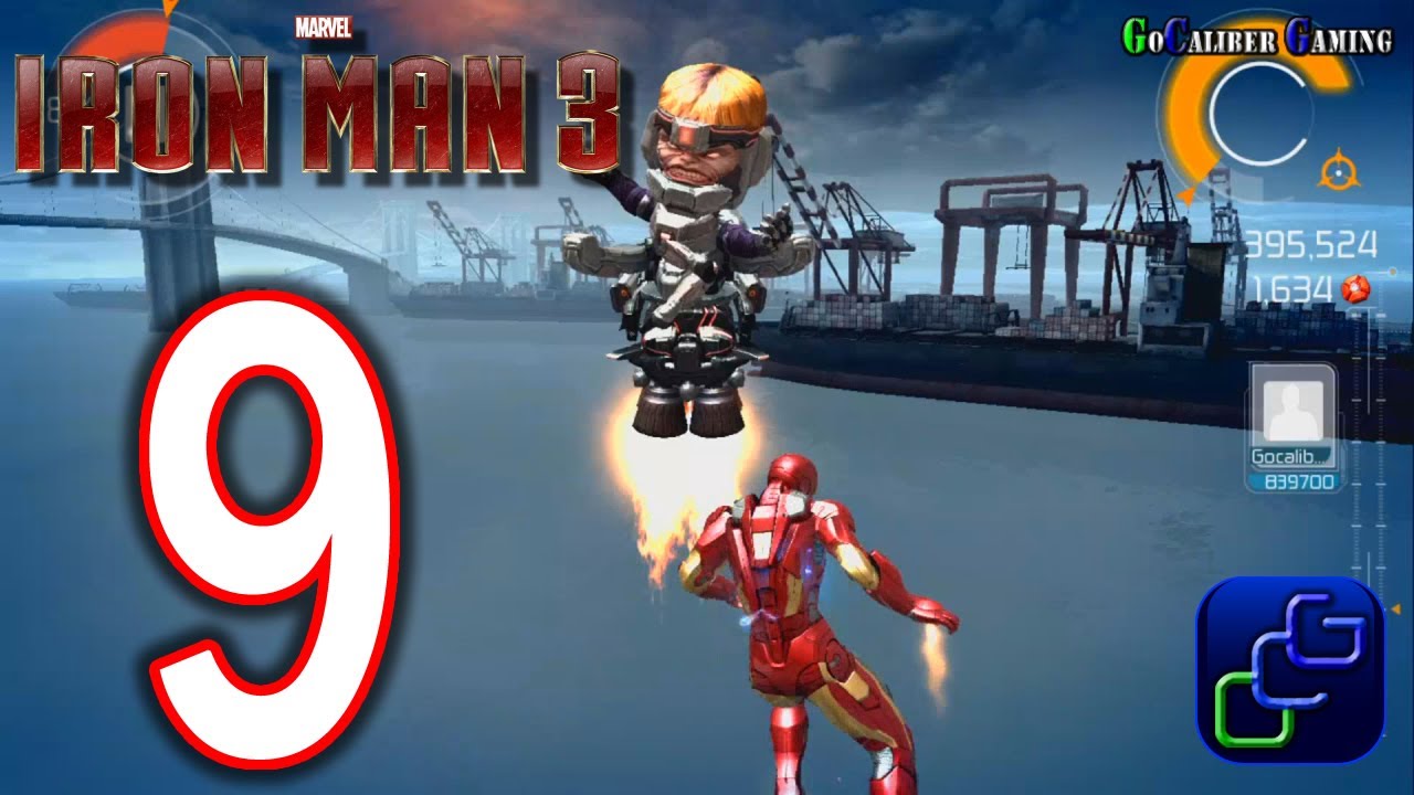 IRON MAN 3: The Official Game Android Walkthrough - Part 9 - Defeat M O D O K  v.2.0