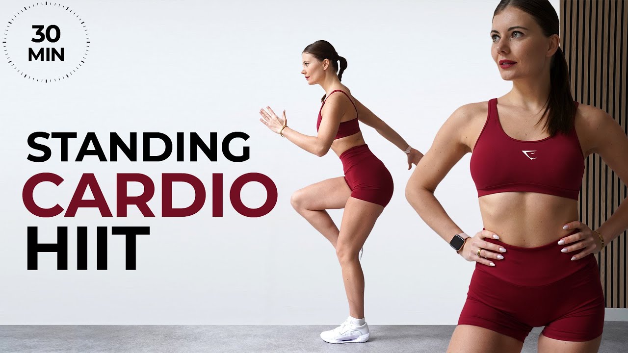 30 MIN STANDING CARDIO HIIT WORKOUT- Intense Fat Burn | No Repeats | No Equipment