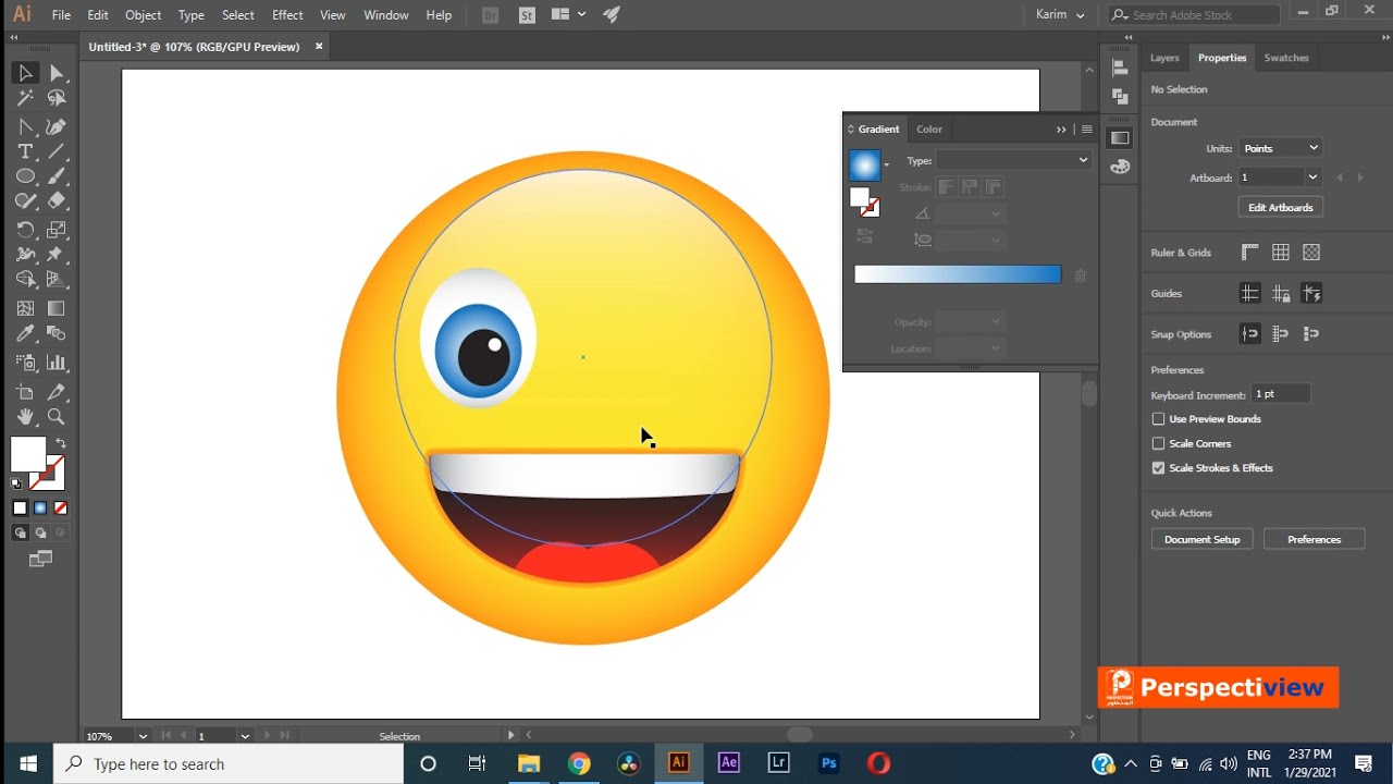 Creating Emoji in Adobe Illustrator (Time-lapse)