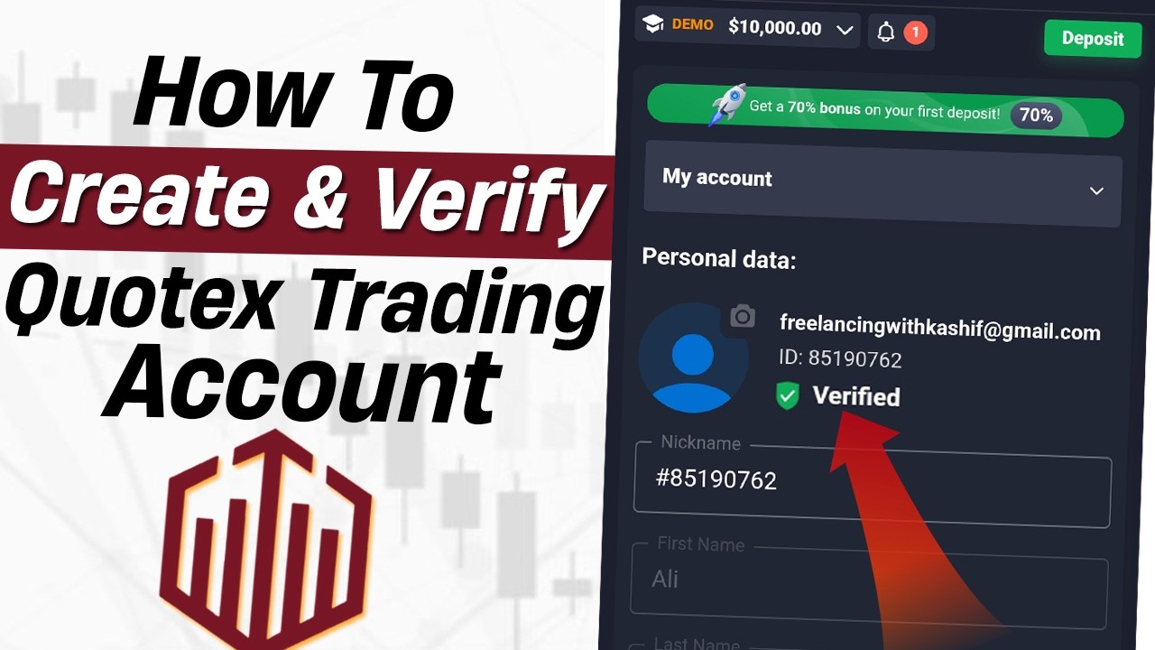 How to create and verify a Quotex trading account, Quotex account signup