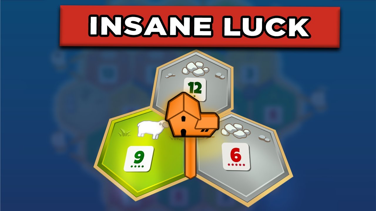 LUCKIEST Catan Game Ever - Retired Catan Pro Climbs the Ranked Ladder!