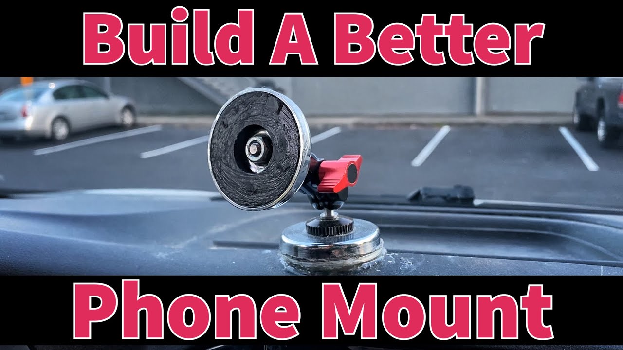 Build A Better Magnetic Phone Dash Mount. Durable, All Metal