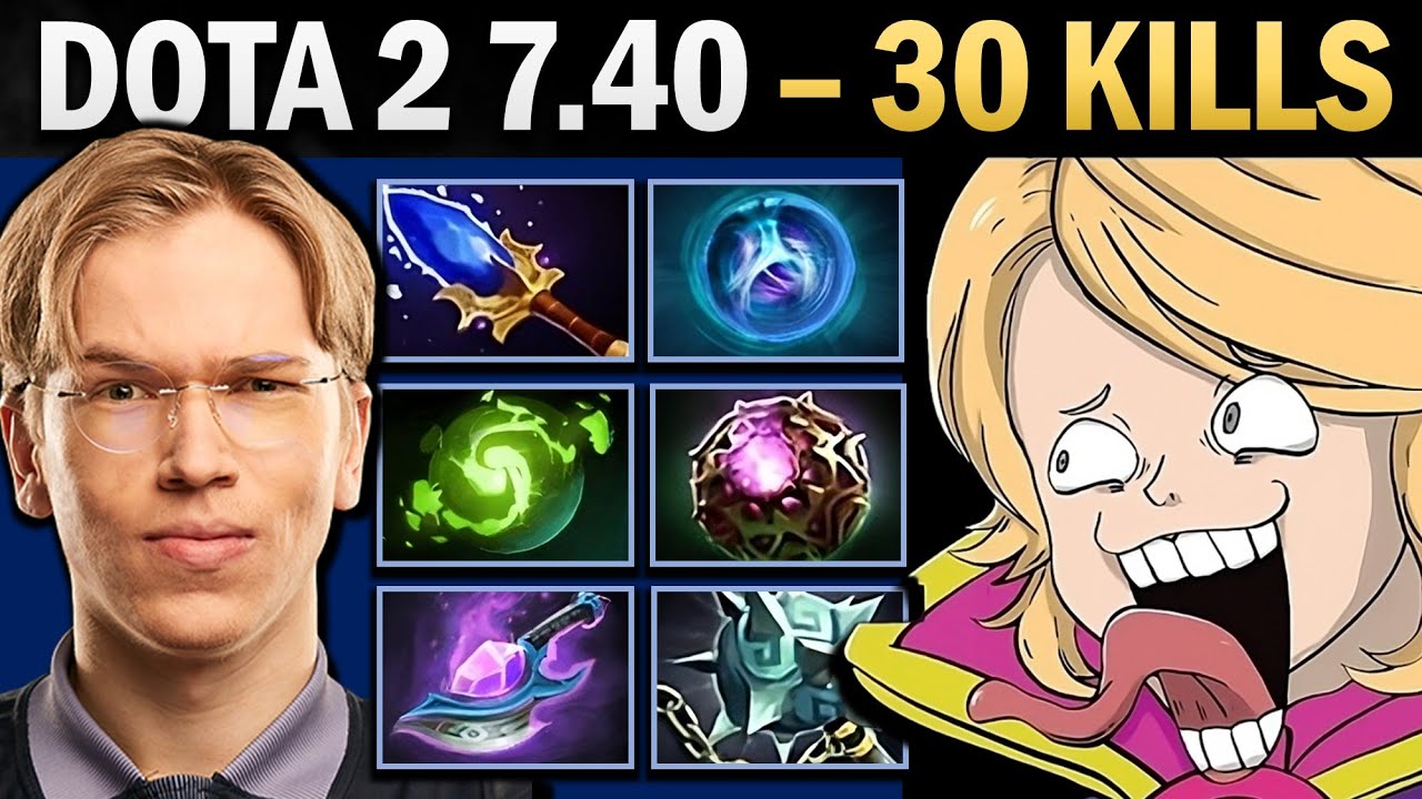 Invoker Pro with 30 Kills and Linkens - MID Dota Gameplay