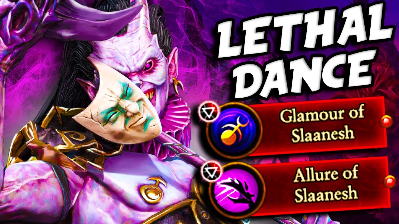 Performing the Lethal Dance as The Masque of Slaanesh in Total Warhammer 3!