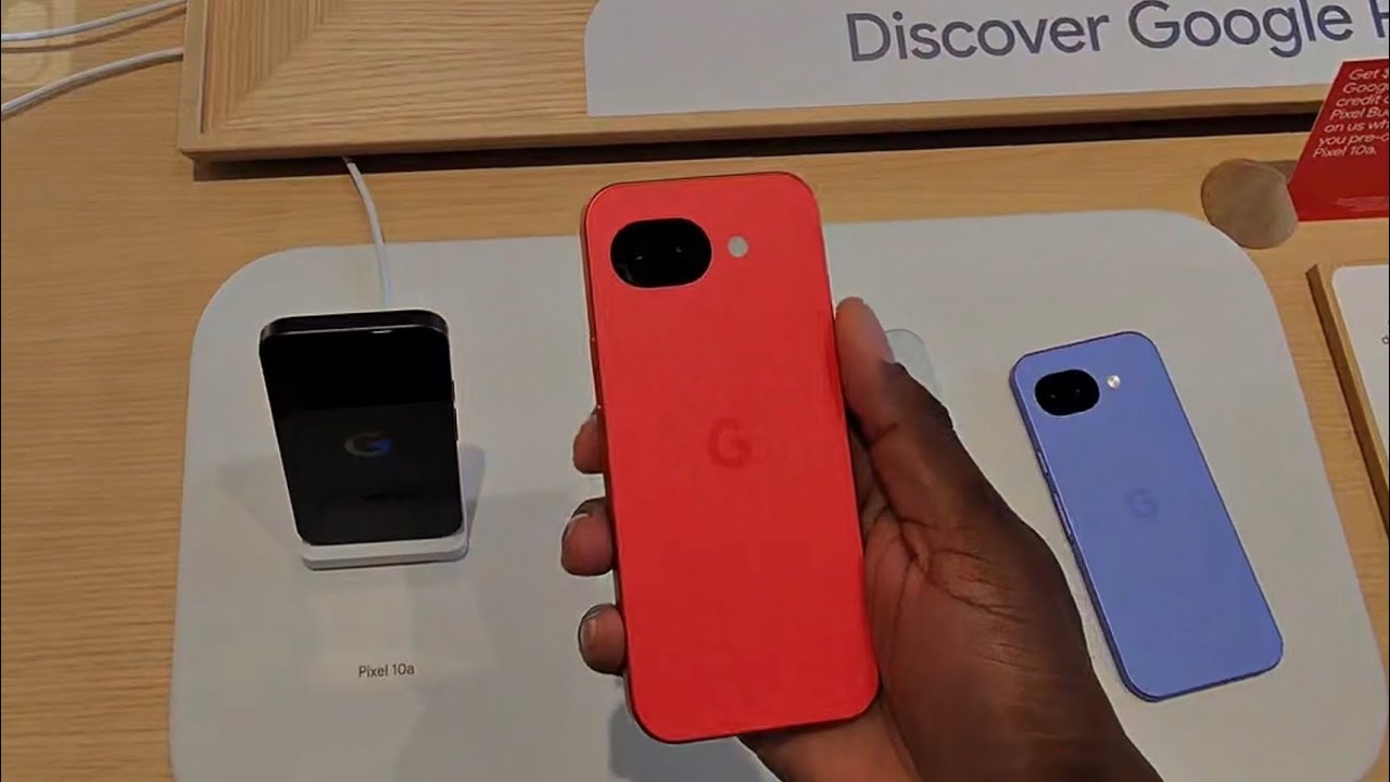 GOOGLE PIXEL 10a REAL HANDS ON AT THE GOOGLE STORE!