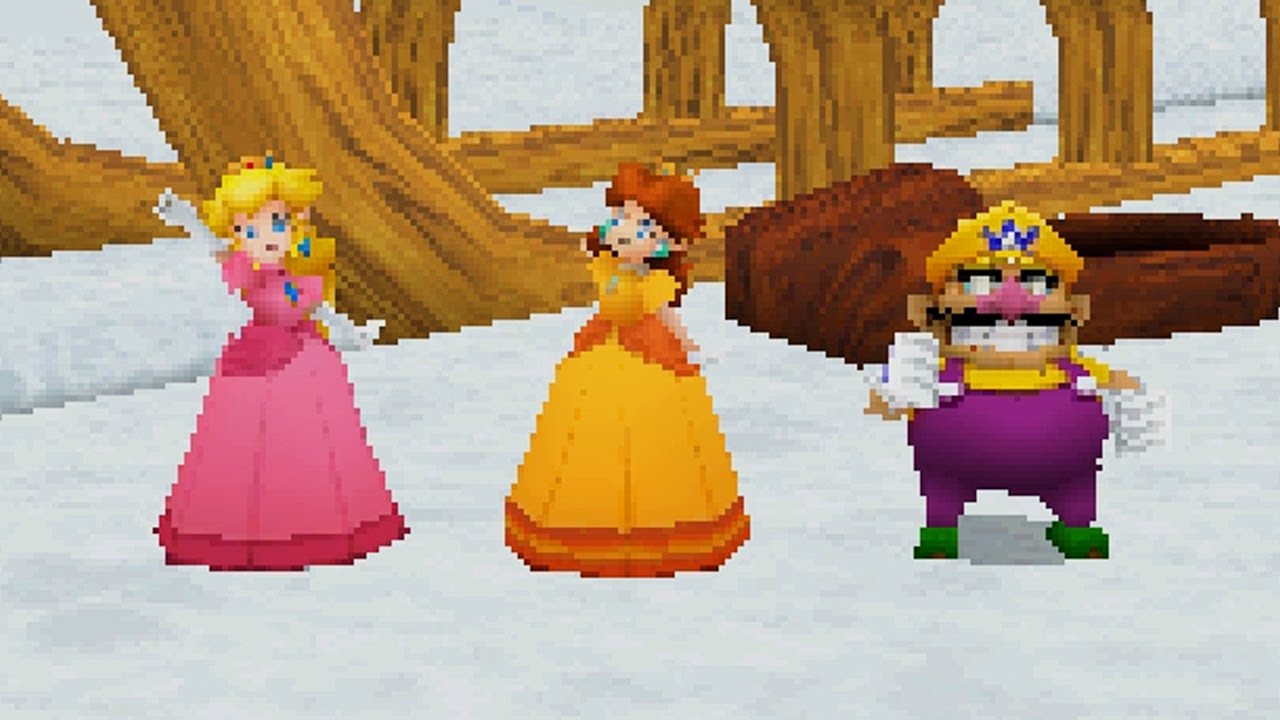 Mario Party DS MiniGames - Mario Vs Peach Vs Daisy Vs Wario (Master Cpu)