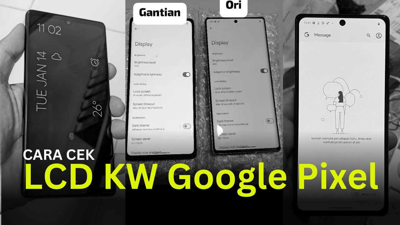 Yakin? Layar Google Pixelmu ORI? | ini Bedanya