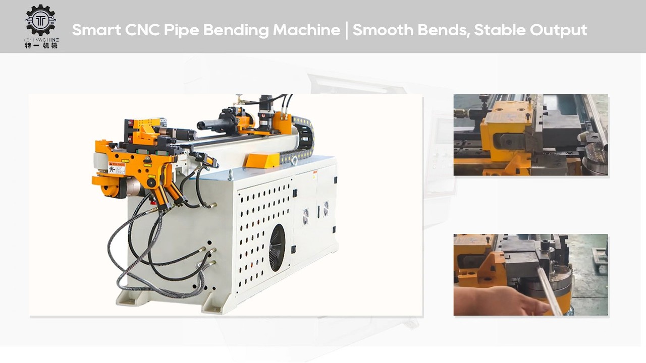 CNC Pipe Bending Machine in Action | Precision Metal Tube Bending Process #bending #machinery