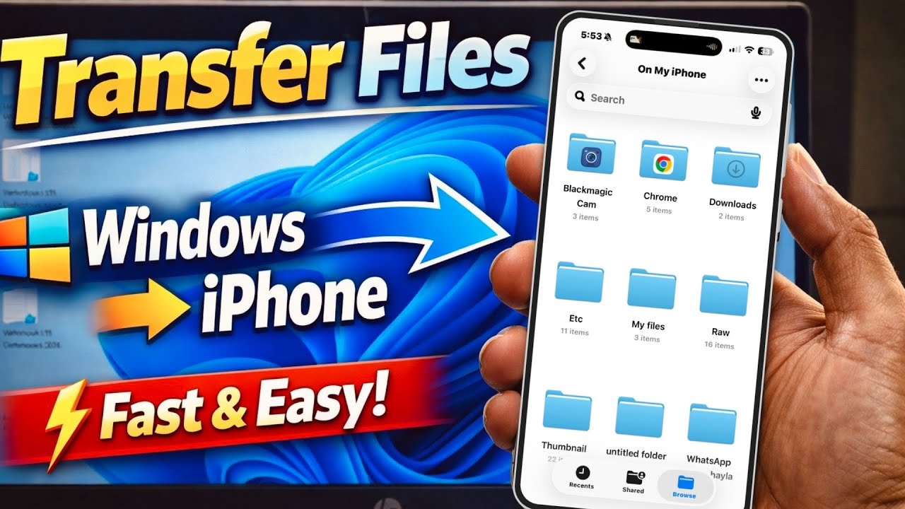 Как перенести файлы с ноутбука под управлением Windows на iPhone (простые способы)