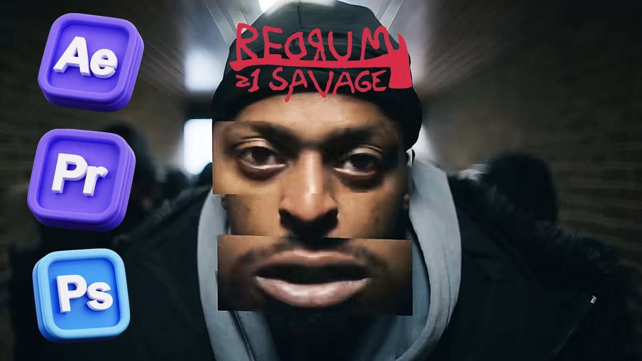 21 Savage - redrum | FULL TUTORIAL & BREAKDOWN (Adobe After Effects)