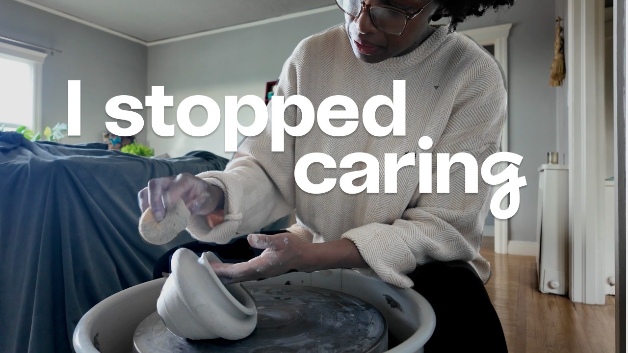Giving myself permission to make BAD POTTERY ~ practice & learning engobe