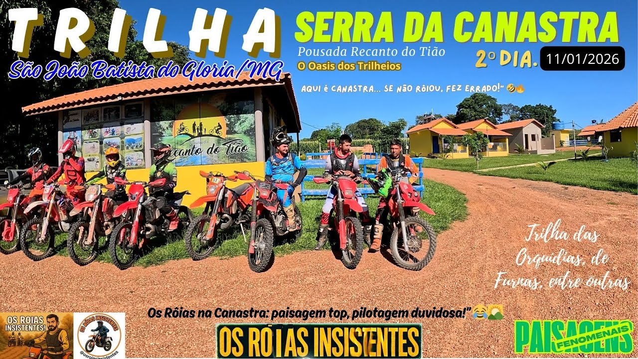 Trilha na Serra da Canastra  11/01/2026 | Rôiadas, Pedras e Paisagens! São João Batista do Glória MG