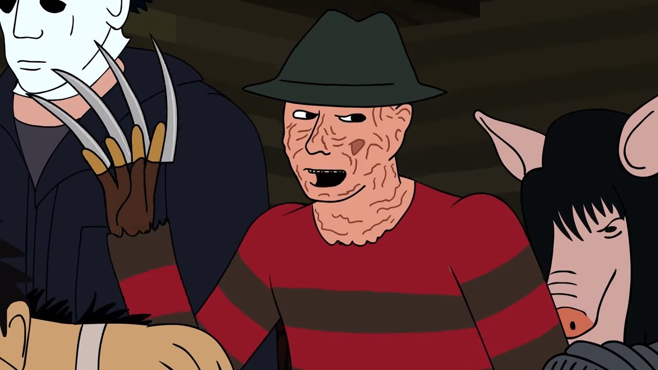Пародия на Dead By Daylight 2 — The Cool Killers Club, Me Smell Noobs, Freddy Time! (анимированный)