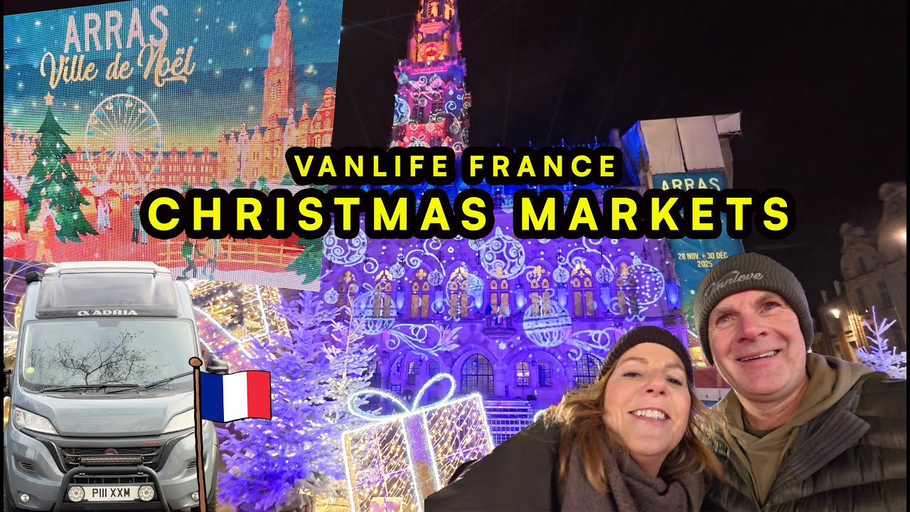 VanLife France 🇫🇷 | Мы нашли БЕСПЛАТНУЮ парковку в Аррасе на время рождественской ярмарки