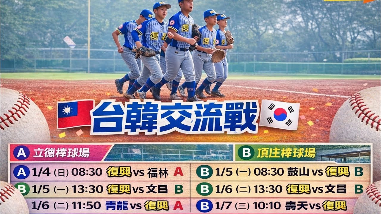 台韓交流戰（高市復興vs韓國青龍）