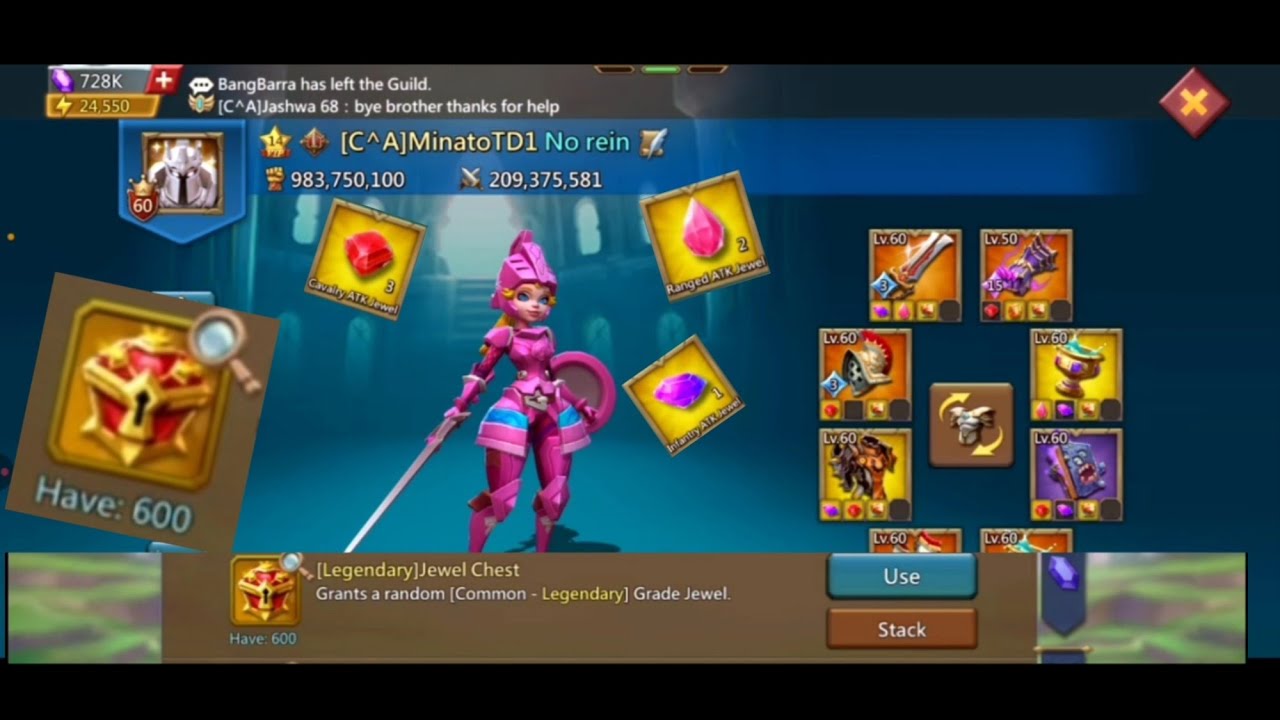 lords mobile opening 600! gold box jewels 1566k! #lordsmobile