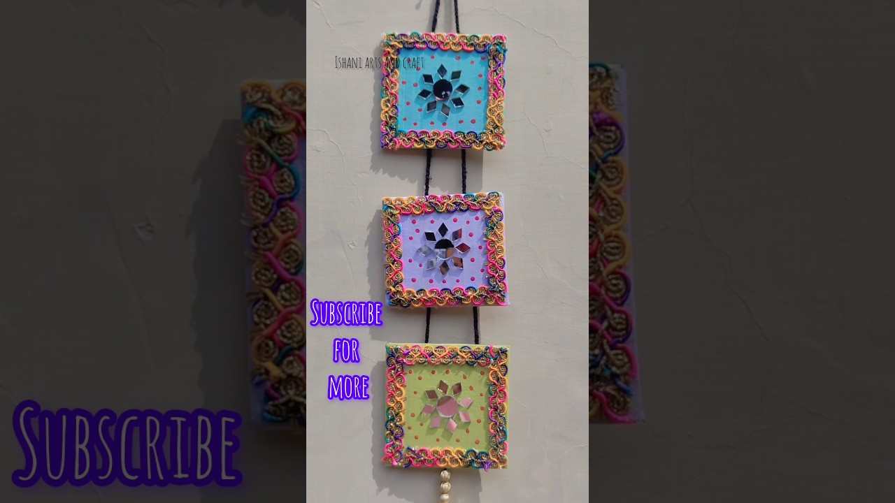 Cardboard wall hanging Diwali decoration idea #diwalispecial #trending #diy