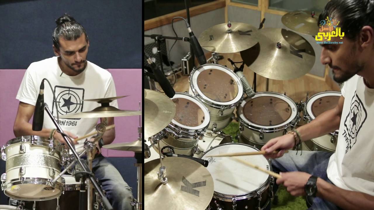 درس درامز مع أحمد هشام | التمارين الخمسة الأساسية  - عملي (مستوى متوسط) | Ahmad Hesham Drums Lesson