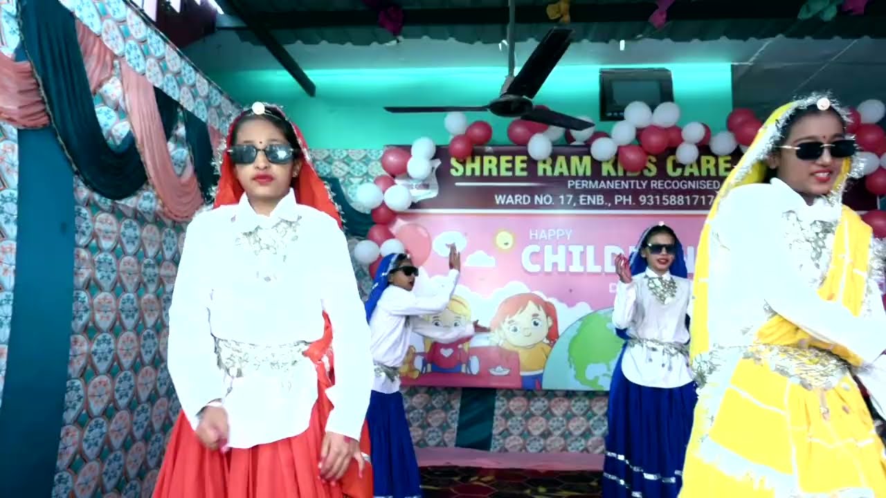 Children's Day Celebration 🎉 @Shree Ram Kids Care, Ellenabad. Song: Mashup 