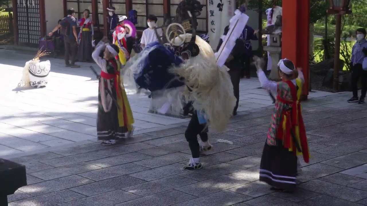 ２０２２板澤しし踊り（遠野郷八幡宮例大祭）