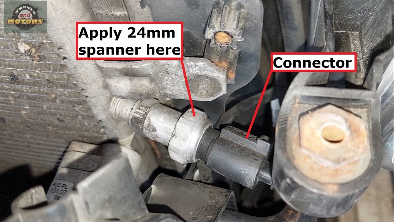 Replace AC pressure sensor Audi A6 C6 (2004-2011)