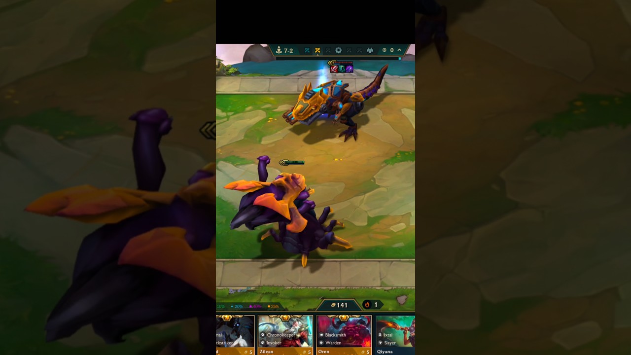 ⚔️  Baron Nashor vs T-Hex  ⭐⭐⭐ #롤체 #tft #teamfighttactics