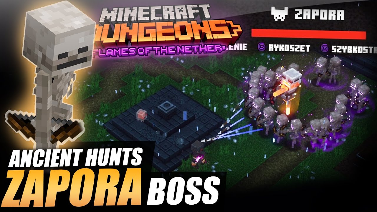 ZAPORA z ANCIENT HUNTS | Nether DLC - Minecraft Dungeons (PL)
