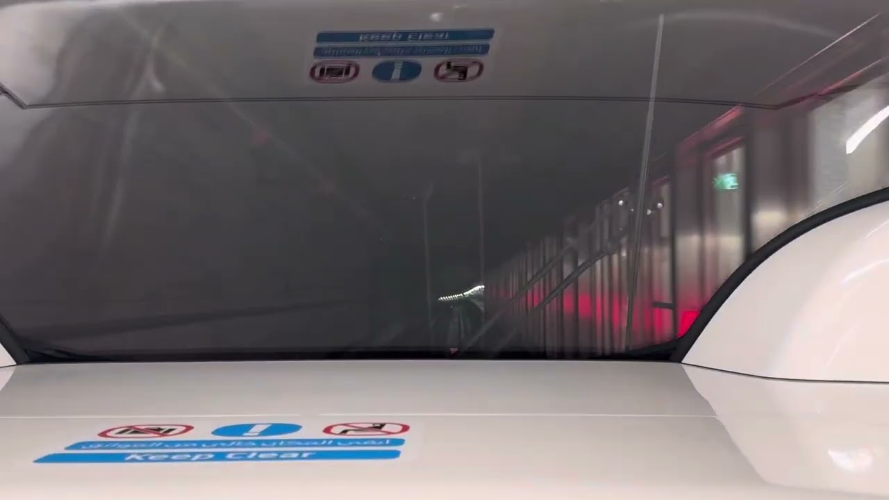 Inside Doha Metro tracks