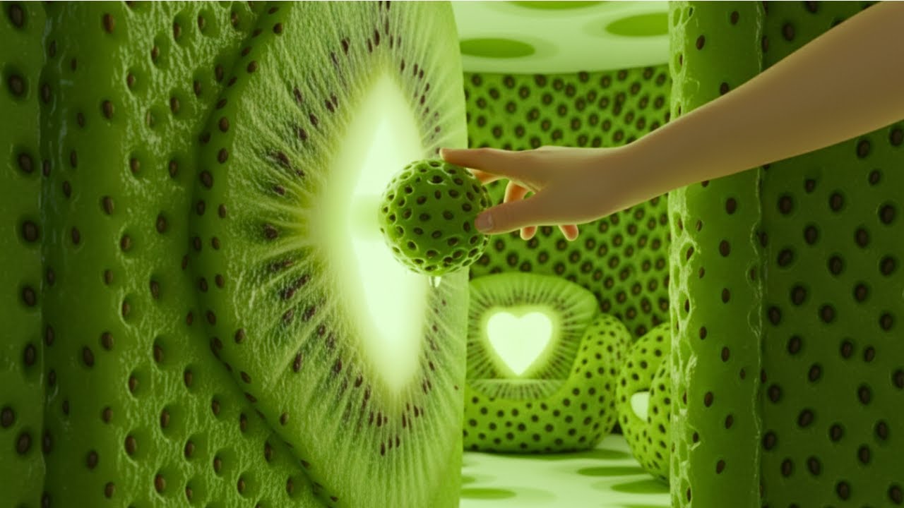 Which room would you like to enter? Satisfying AI ASMR The Magical Room Made of Fruit🥝🍊🍓
