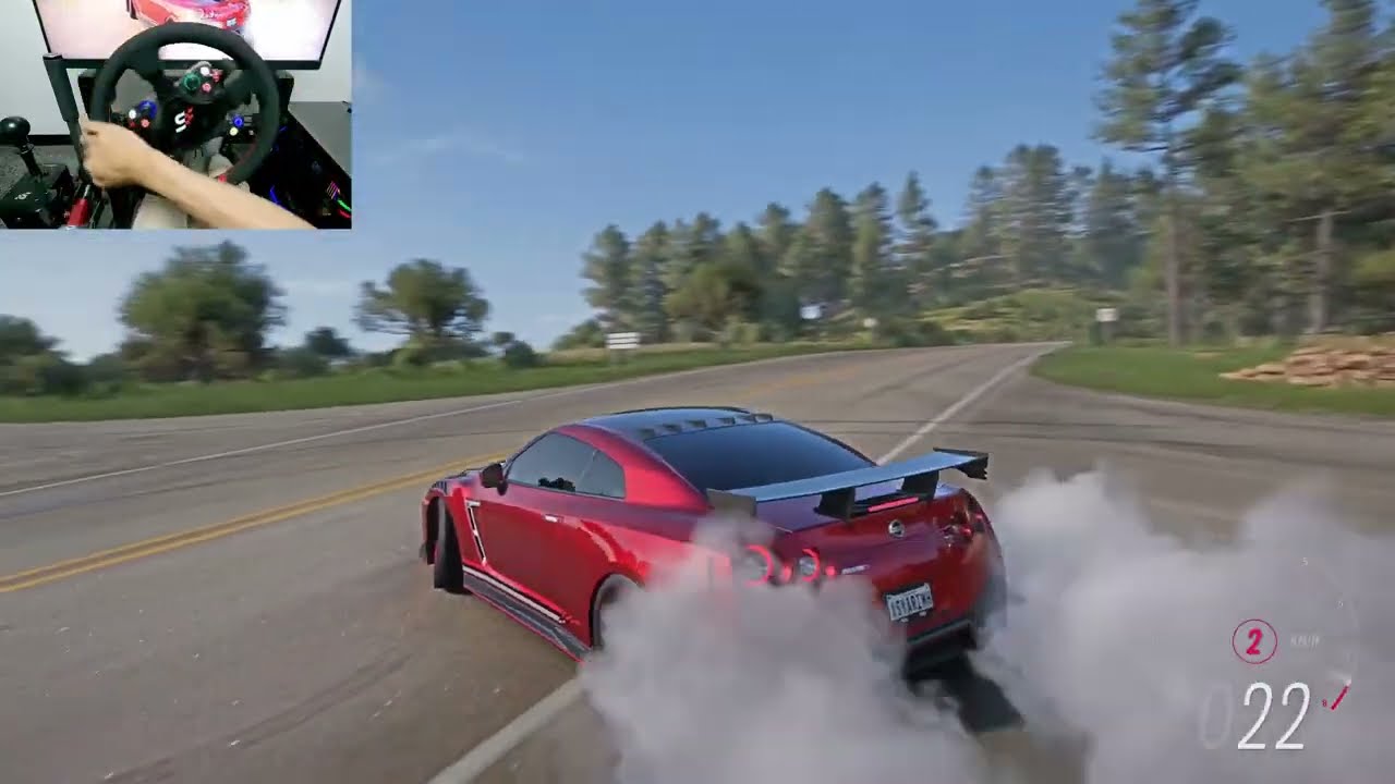 SE LIGA AI PESSOAL NISSAN GTR CARRO E TAO FORTE QUE PASSEI DIRETO.#forzahorizon5 #gameplay
