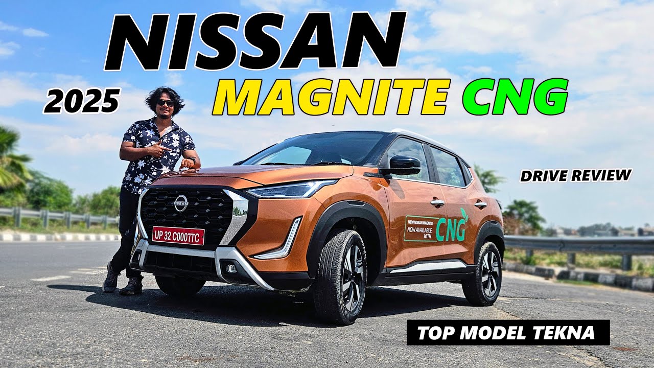 Nissan Magnite Tekna CNG 2025 Review 🚗 Top Variant, Features, Price & Drive Experience!