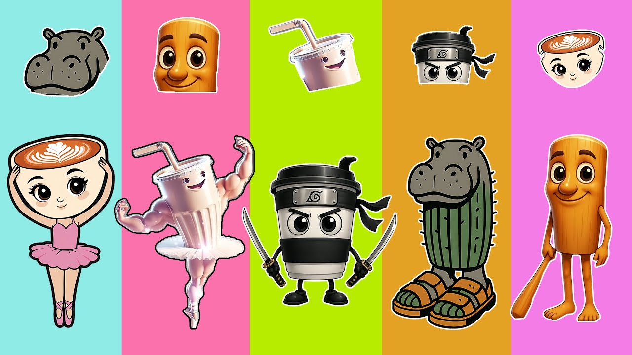 Ballerina Cappuccina to Cappuccino Assassino — Tung Tung Sahur, Which Characters Can You Recognize?