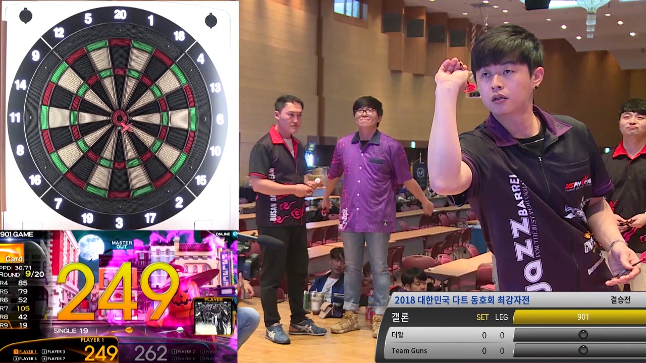2018 하반기 대한민국 다트 동호회 최강자전 결승전 (더활 vs Team Guns)
