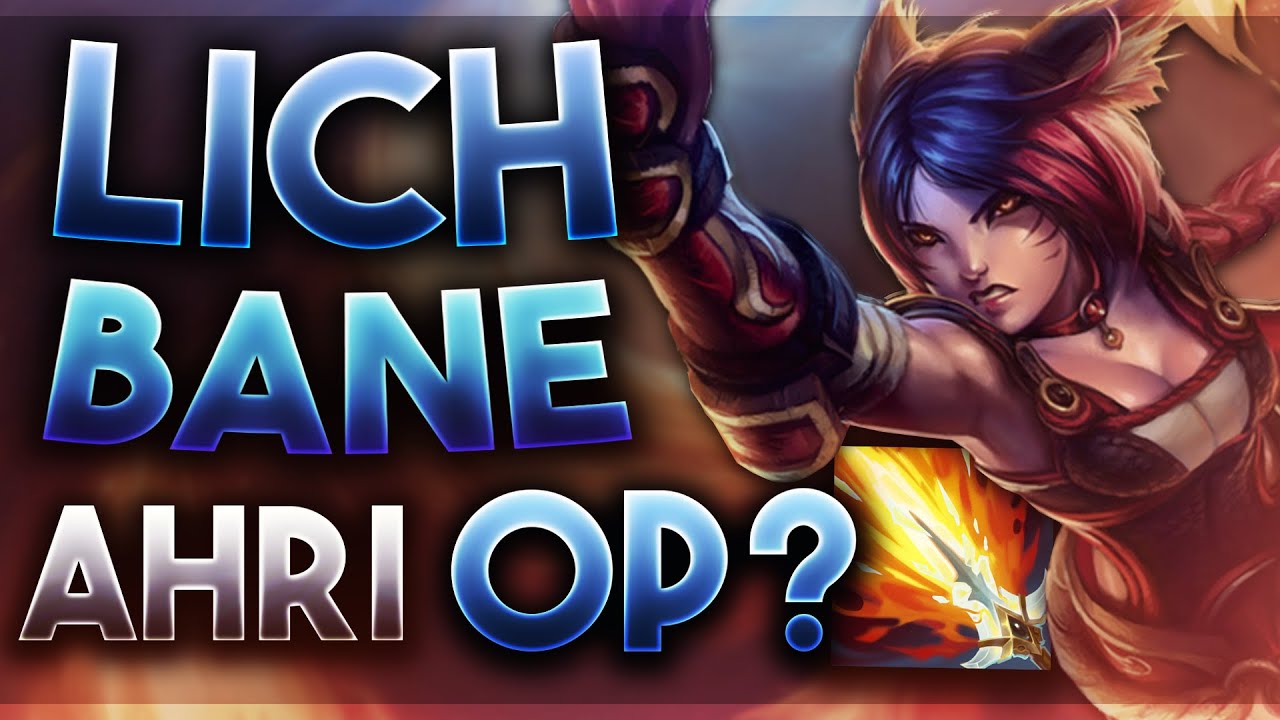 SEASON 11 Lich Bane Ahri OP?! ~ Rank 1 Ahri LegitKorea