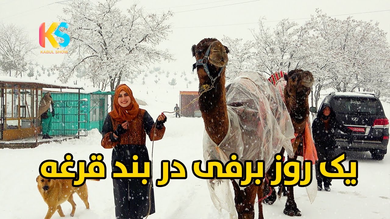 گزارش ویژه یک روز برفی در بند قرغه کابل جان